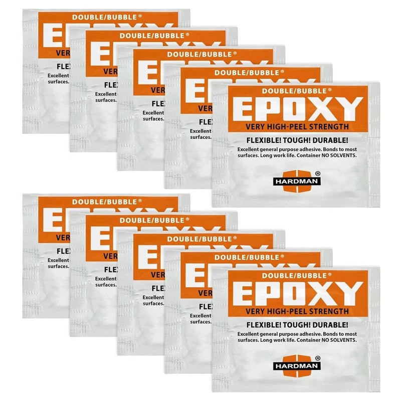Double Bubble Hardman Orange High Peel Strength Epoxy - 04007 (10 Pack) - Image 1